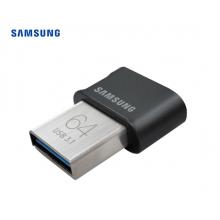 三星（SAMSUNG）64GB USB3.1 U盤 FIT升級(jí)版+ 黑色 讀速200MB/s 高速車載，小巧迷你（Gen 1）
