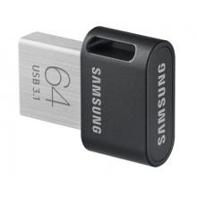三星（SAMSUNG）64GB USB3.1 U盤 FIT升級版+ 黑色 讀速200MB/s 高速車載，小巧迷你（Gen 1）