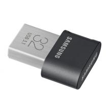 三星（SAMSUNG）32GB USB3.1 U盤 FIT升級版+ 黑色 讀速200MB/s 高速車載，小巧迷你（Gen 1）