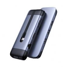 綠聯(lián) Type-C擴展塢 USB-C轉(zhuǎn)HDMI線轉(zhuǎn)換器4K投屏VGA拓展塢轉(zhuǎn)接頭網(wǎng)口分線器