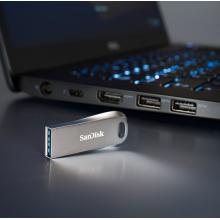 閃迪(SanDisk)256GB USB3.1 U盤CZ74酷奐銀色 讀速150MB/s 金屬外殼 內(nèi)含安全加密軟件