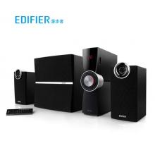 漫步者（EDIFIER）C2XB 外置功放 2.1多媒體藍牙音箱 音響 電腦音箱 黑色