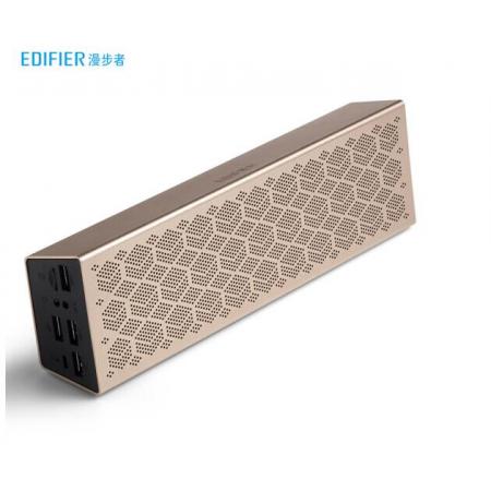 漫步者（EDIFIER） M380 多功能便攜音箱 無(wú)線藍(lán)牙音箱 長(zhǎng)續(xù)航 藍(lán)牙5.0 便攜音箱 典雅金
