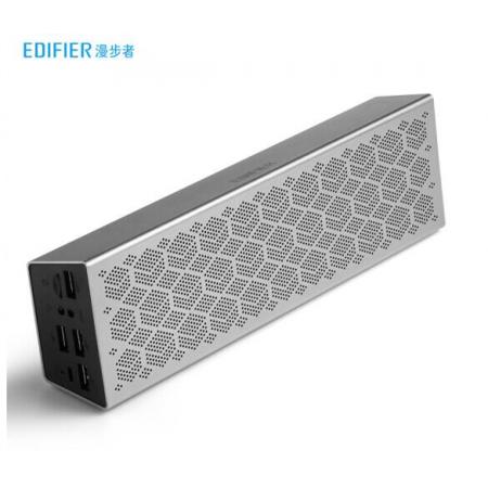 漫步者（EDIFIER） M380 多功能便攜音箱 無線藍(lán)牙音箱 長續(xù)航 藍(lán)牙5.0 便攜音箱 蘋果銀