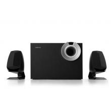 漫步者（EDIFIER）R201BT 多媒體音箱 2.1聲道 藍牙音箱 音響 電腦音箱 黑色