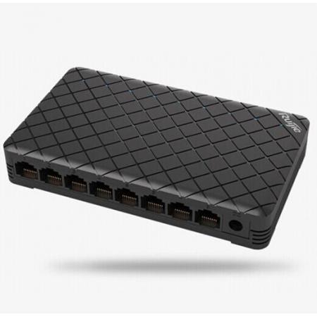 銳捷（Ruijie） 非網管桌面型交換機 企業(yè)級 網絡分流器 RG-ES08G 8口千兆