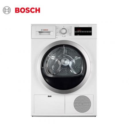 博世（BOSCH） 8公斤 99%除菌率 干衣機(jī) 觸摸控制 快烘40分鐘（白色）WTG864000W