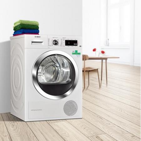 博世（BOSCH） 9公斤 智能滾筒干衣機 除菌 熱泵 家居互聯(lián)（白色）WTWH75600W