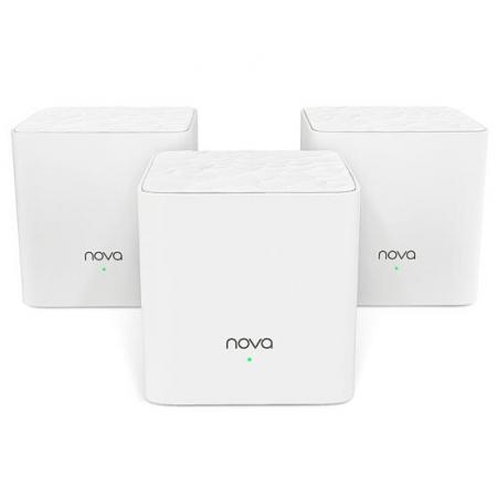 騰達(dá)（Tenda）mw3（3母裝）AC1200M分布式路由器 子母路由 5G雙頻 路由穿墻寶 mesh無縫組網(wǎng)