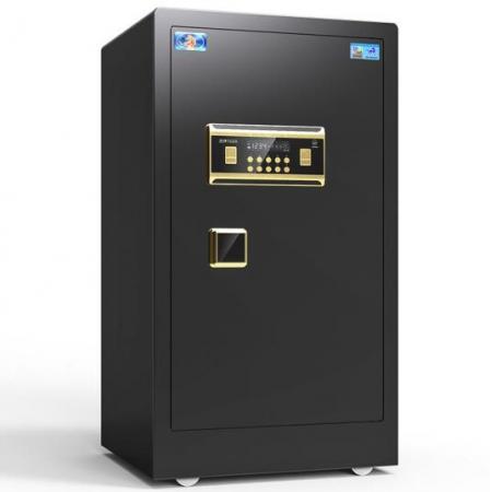 虎牌保險柜辦公全鋼密碼鑰匙保管箱開啟睿智黑高80cm