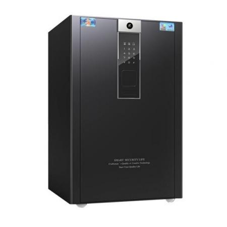 虎牌保險(xiǎn)柜辦公全鋼電子密碼60cm入墻保管柜BGX-5/D1-60睿智黑