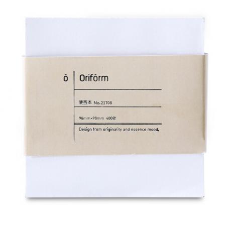 得力(deli)400張98*98mm簡潔白色便筏本便條本便簽紙便簽本子辦公用品 21708