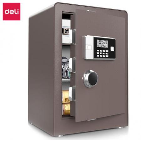 得力(deli)保險柜 高60cm辦公電子密碼保險箱保管箱 多功能LED面板 金衣衛(wèi)27101ES