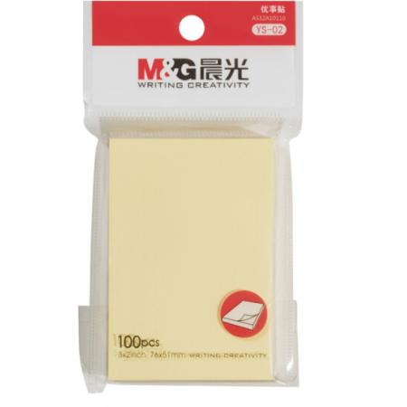 晨光（M&G） 記事貼 自粘便簽紙  n次貼 100頁 76*51mm   YS-02