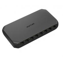 TP-LINK 8口千兆交換機 企業(yè)級交換器 監(jiān)控網絡網線分線器 分流器 兼容百兆 TL-SG1008U