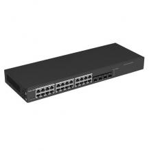 銳捷（Ruijie）二層網(wǎng)管24口千兆交換機(jī) RG-NBS3100-24GT4SFP 4個(gè)千兆光口 企業(yè)監(jiān)控工程高性能分流器