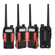 寶鋒 BAOFENG UV-6PLUS  對講機(jī)1-15公里 專業(yè)無線戶外商用民用 寶峰雙頻雙段調(diào)頻（紅色）