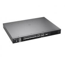 銳捷（Ruijie）24口全萬兆匯聚交換機三層網(wǎng)管 RG-NBS6100-20XS4VS2QXS-S 黑色