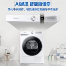 三星（SAMSUNG）9公斤熱泵烘干機(jī)干衣機(jī) AI智能烘干 熱風(fēng)清新 除菌烘干 DV90T6420LH/SC 白