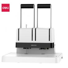 得力(deli)省力性財(cái)務(wù)憑證裝訂機(jī) 單據(jù)發(fā)票打孔機(jī)14650