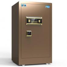 虎牌保險柜辦公全鋼密碼鑰匙保管箱開啟咖啡金高80cm