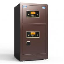 虎牌保險柜 高80cm雙門雙層全鋼電子密碼柜 辦公保管柜保密柜
