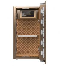 虎牌保險柜辦公全鋼電子密碼80cm入墻保管柜BGX-5/D1-80咖啡金