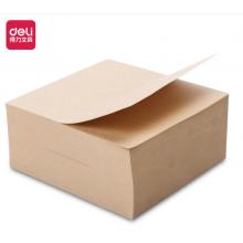 得力(deli)400張98*98mm簡約牛皮紙便筏本便條  21709
