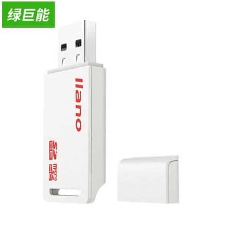 綠巨能（llano）TF讀卡器 SD讀卡器 多功能讀卡器 Micro SD讀卡器 二合一 紅色 LJN-CA1007