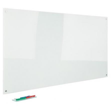 AUCS傲世 鋼化玻璃白板60*90cm 磁性玻璃寫字板黑板掛墻辦公室會(huì)議培訓(xùn)開(kāi)會(huì)白班板
