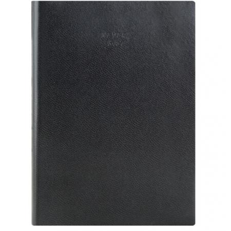 廣博(GuangBo)144張25K皮面筆記本記事本辦公文具黑色單本裝GBP20008