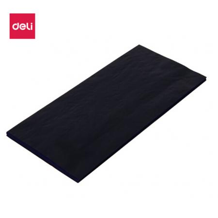 得力(deli)48K經(jīng)濟耐用薄型復(fù)寫紙(18.5*8.5cm) 100張/盒 財務(wù)用品 藍9370