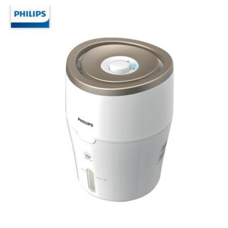 飛利浦（PHILIPS）空氣加濕器 上加水 納米無霧 低噪辦公室空氣加濕 白色香檳色 HU4811/00
