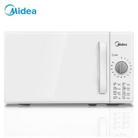 美的（Midea）M100 快捷微波爐 360°轉(zhuǎn)盤加熱 旋鈕操控 精準(zhǔn)控溫 20升