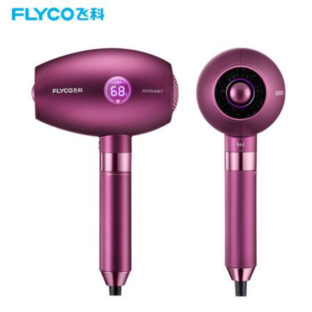 飛科（FLYCO）電吹風(fēng)機  旋轉(zhuǎn)調(diào)溫 LED溫度顯示 負離子吹風(fēng)筒 FH6286