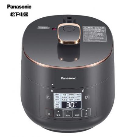 松下( Panasonic) 2L松下迷你電壓力鍋 18min快速飯 24小時(shí)預(yù)約烹調(diào) 可拆洗內(nèi)外蓋 SR-PB201-H