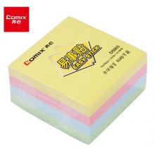 齊心（Comix） /便簽紙/便簽本/易事貼/百事貼四色混裝 3X3英寸 4本裝 D5005