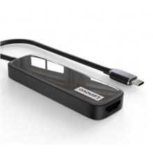 聯(lián)想（Lenovo）EH05 Type-C擴(kuò)展塢 USB分線器 轉(zhuǎn)換器 HDMI轉(zhuǎn)接頭 USB擴(kuò)展 SD/TF讀卡器 筆記本轉(zhuǎn)接器