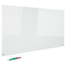 AUCS傲世 鋼化玻璃白板60*90cm 磁性玻璃寫字板黑板掛墻辦公室會議培訓開會白班板