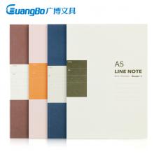廣博(GuangBo)A5辦公記事本子日記本軟抄本筆記本子 40張10本裝4圖顏色隨機(jī)  GBR0828