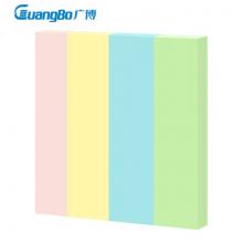 廣博(GuangBo)400張4色簡約便簽紙便利貼 便簽本N次貼記事貼辦公用品 76*19mm 400張1本