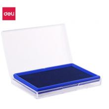 得力(deli)137*88mm方形快干印臺(tái)印泥 清晰印記 財(cái)務(wù)用品 辦公用品 藍(lán)色9864