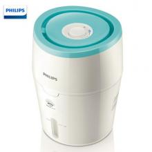 飛利浦(PHILIPS)加濕器 納米無(wú)霧 便捷加水 加濕器 低噪空氣加濕器 加濕 HU4801/00（白色+淺綠色）