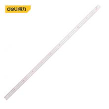 得力(deli) 不銹鋼直尺刻度尺公制刻度繪圖鋼尺100cm DL8100