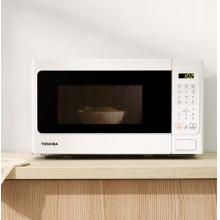 東芝 TOSHIBA 微波爐360°轉(zhuǎn)盤加熱10檔火力 ER-SS20CNW 雪白20升