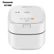 松下（Panasonic）3L電壓力飯煲 電飯鍋 1-4人 IH電磁加熱 備長炭內(nèi)鍋 可預(yù)約 SR-E10H1-W