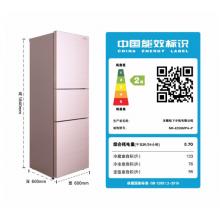 松下（Panasonic）265升三門 60cm超薄 3D印花面板 APP智控 銀離子kang菌NR-EC26MPA-P玫瑰金