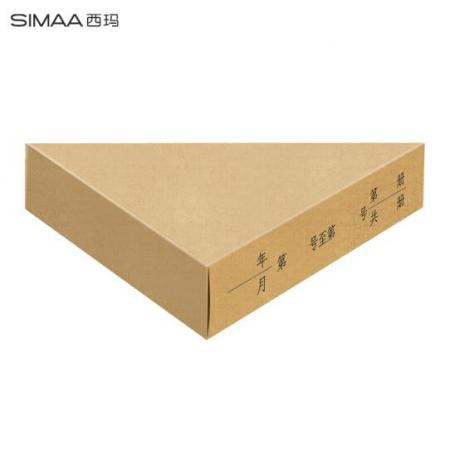 西瑪（SIMAA）195-36通用憑證包角紙 195*145mm 25張/包（可包50個）記賬憑證報銷單裝訂封面封皮