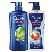 清揚(CLEAR)洗發(fā)水沐浴露套裝 活力運動沐浴露700g+清爽控油洗發(fā)露720g