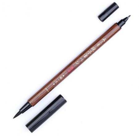 三菱 雙頭科學(xué)毛筆（軟筆+硬筆書法練字） 便攜美工筆 PFK-302N 1支/袋